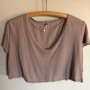 Free People tiny half top